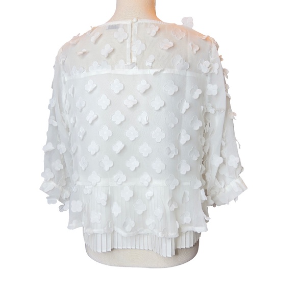 #A036 Why Dress 2-Piece Short Set minimalist fashion vacation vibe  White NWOT M - Picture 5 of 12